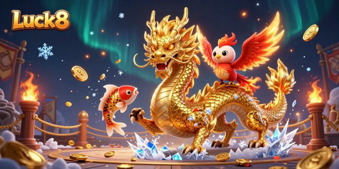 Experience thrilling gaming at Luck8, where golden dragons and exciting jackpots await.
