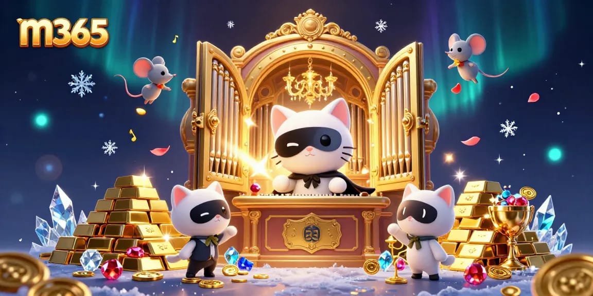 Experience m365 with thrilling casino vibes featuring gold treasures and playful characters.