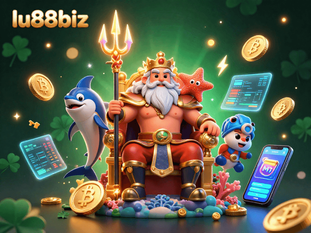 Play at lu88biz with thrilling crypto-based gambling elements and vibrant characters.