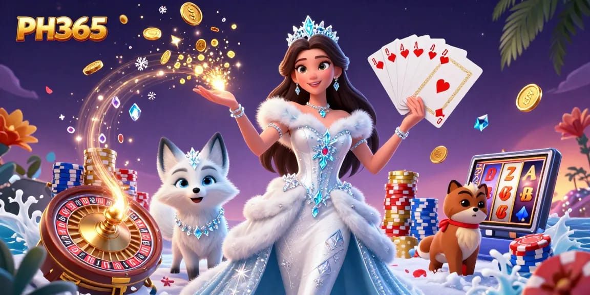 Experience vibrant gaming excitement at PH365 with dazzling coins and jewels!