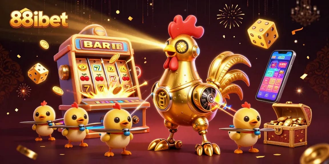 Experience thrilling wins with 88ibet's vibrant slots and golden jackpot animations