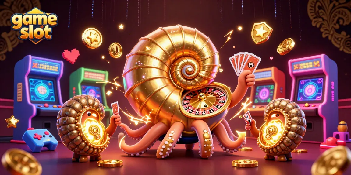 Spin the reels in a vibrant game slot scene with interactive elements and 3D casino characters.