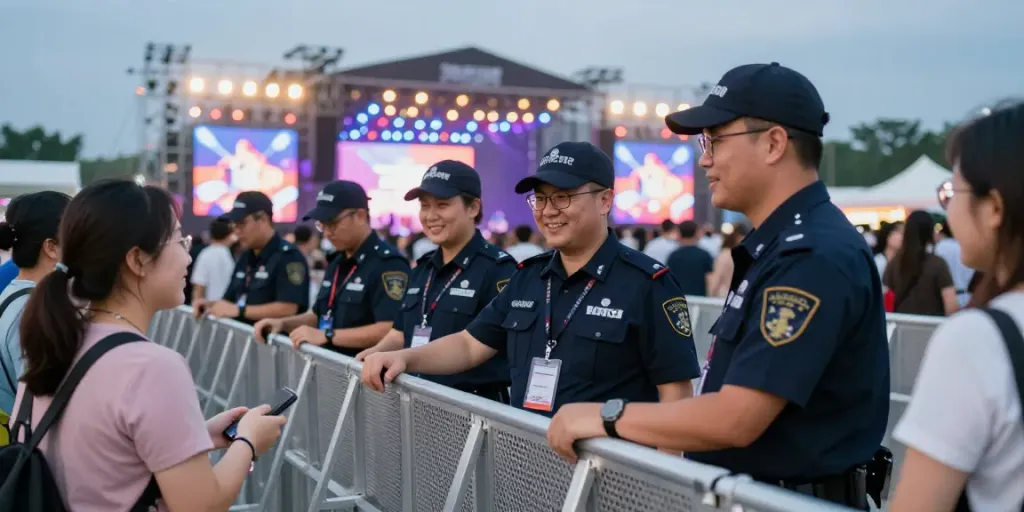 Event Security team providing professional services for a safe and secure event atmosphere.