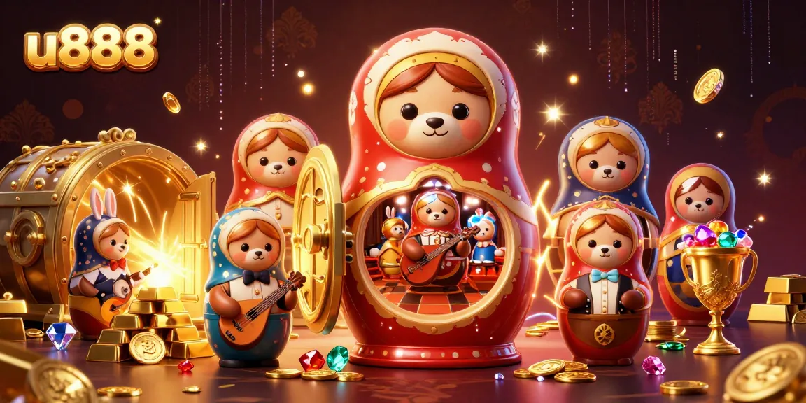 Experience thrilling u888 gaming with animated characters in a vibrant casino setting.