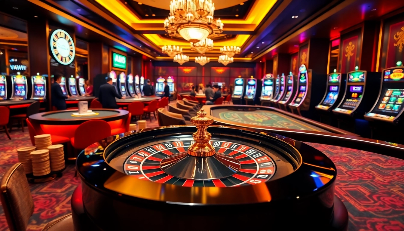 Experience the thrill of gambling at nhà cái sunwin with players engaged in exciting casino games.