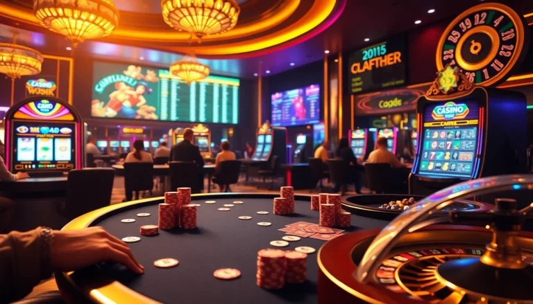 Experience the thrill of gaming at https://www.jl55.club/ in a vibrant casino atmosphere with poker and slot machines.