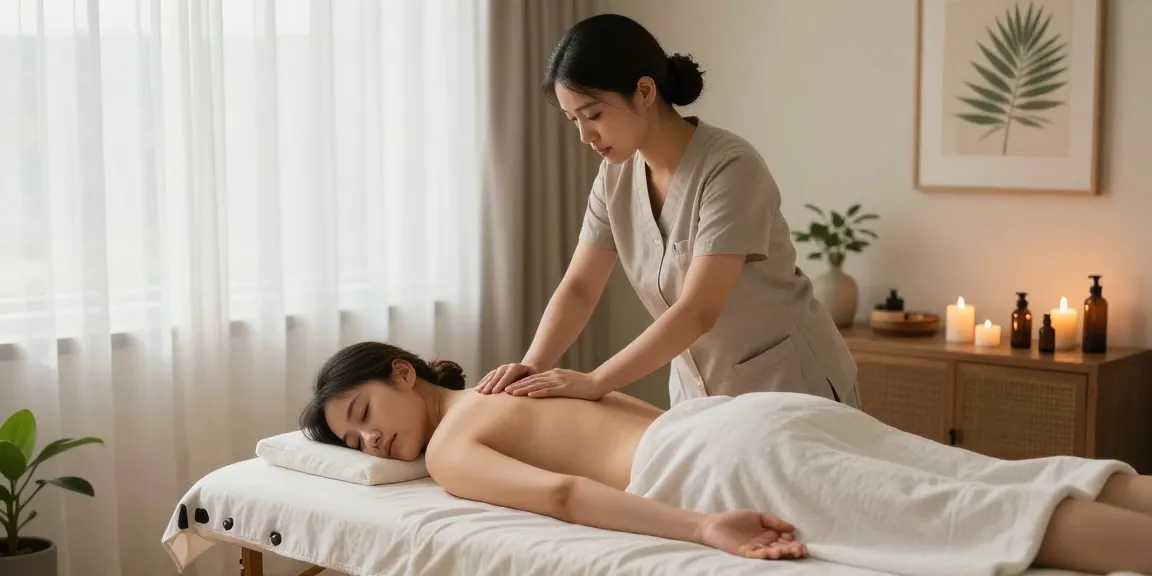 Experience 동작구출장마사지 in a serene wellness environment with a professional therapist providing soothing massage.